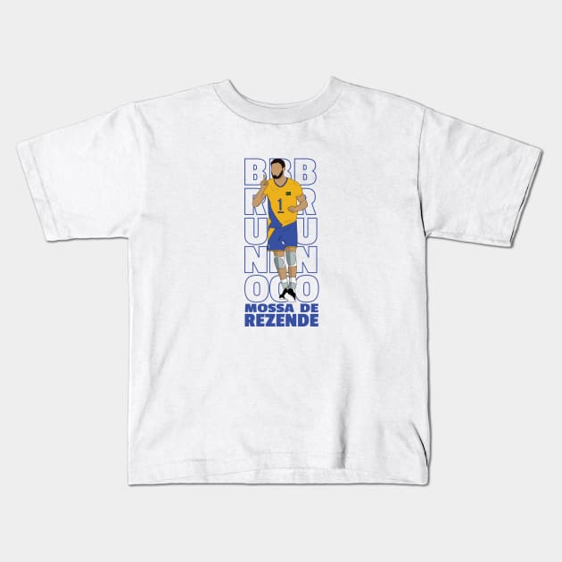 Bruno Rezende Kids T-Shirt by kindacoolbutnotreally